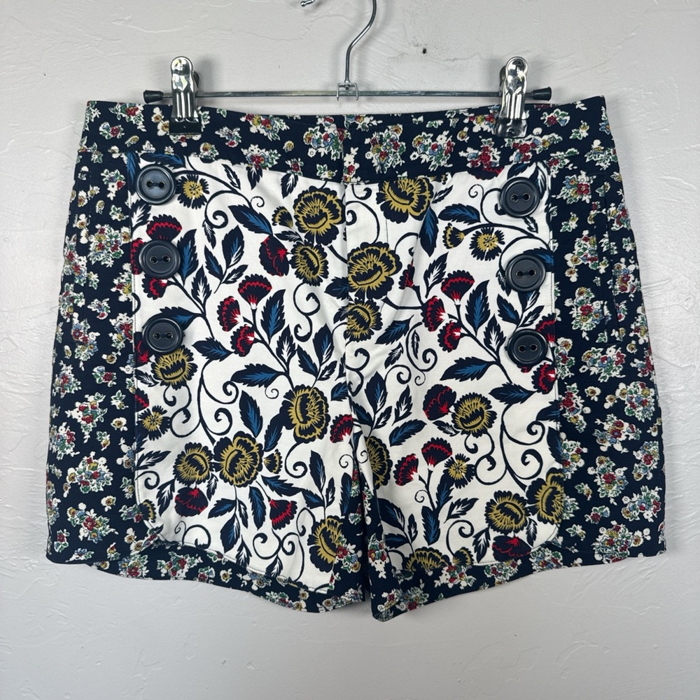 Anthropologie Cartonnier Floral Patterned Women's Shorts
